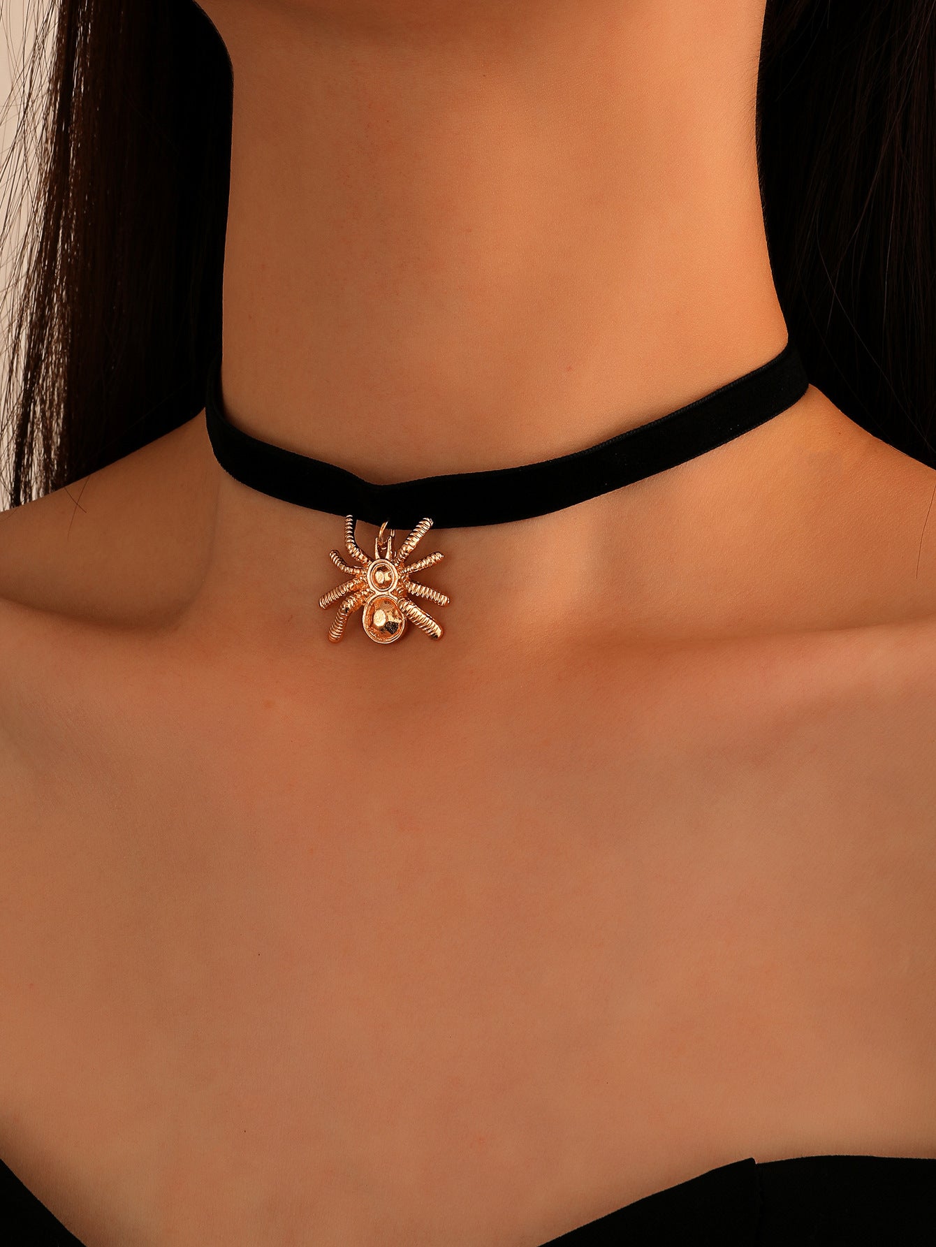 Wholesale Gothic Dark Necklace Distinctive Long  Clavicle Chain  Woolen Chain